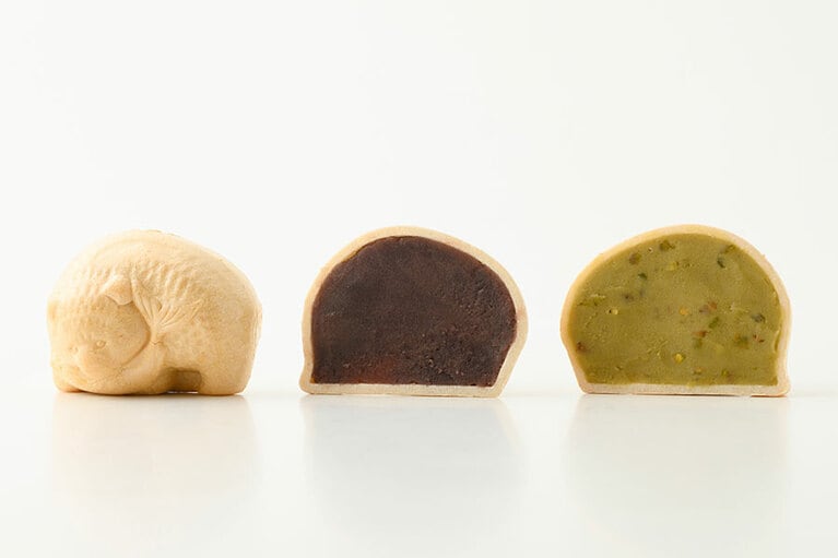 ピスタチオの北海道熊もなか 2,790円(6個入り)。