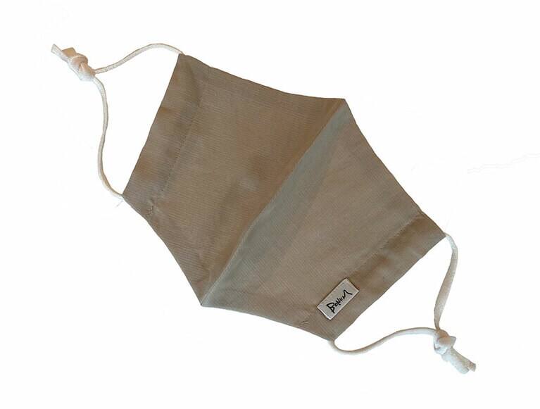 【BONUM(ボナム)】オーガニックコットンマスク ベージュ 1,800円。