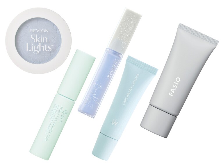 プチプラのブルーコスメで暑さを感じさせない！　“透明感爆上がり”アイテムも。初出：2025年7月8日