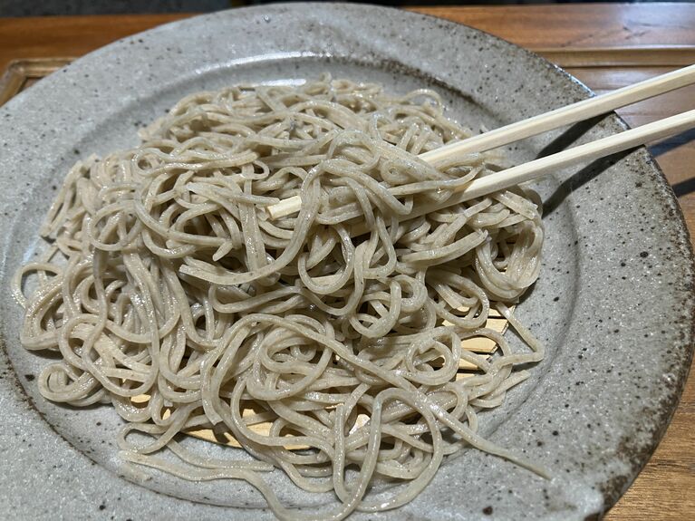 綺麗な麺線である