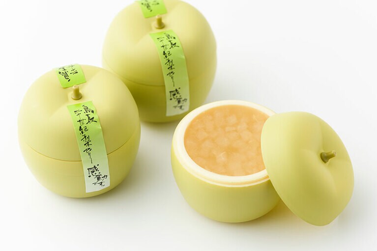 【鳥取県】寿製菓「鳥取二十世紀梨ゼリー 感動です。」。