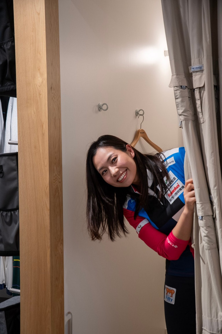 東京・原宿の旗艦店COLUMBIA TOKYO FLAGSHIPで開かれたイベントの様子。