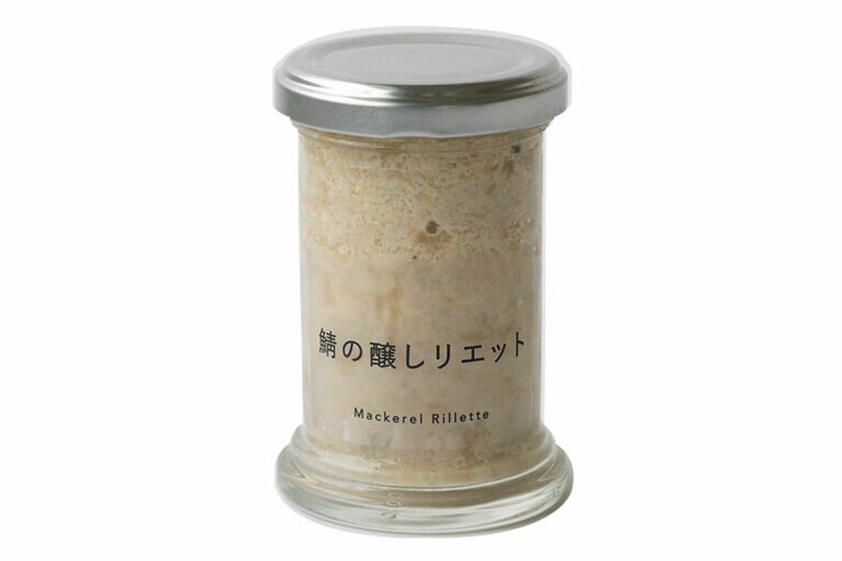 鯖の醸しリエット〈80g〉980円／次世代漬け物 10％I am