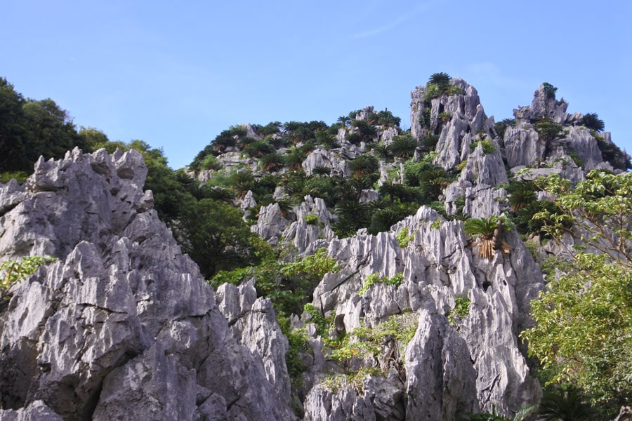 孫悟空の誕生の地、花果山から“悟空岩”と呼ばれています。