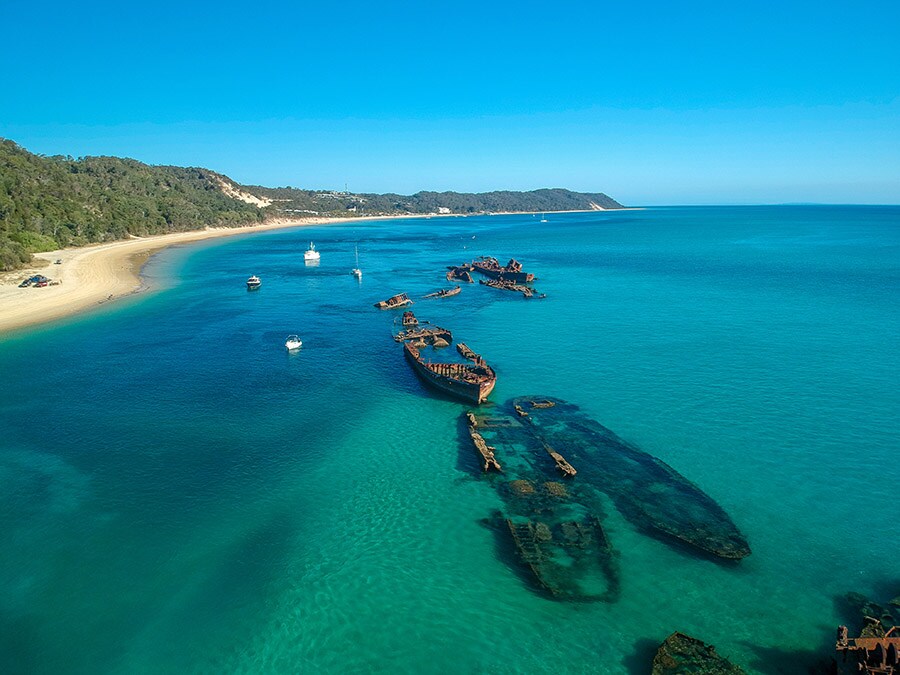 漁礁となっている〈タンガルーマ・レックス〉。photo:Tourism Australia