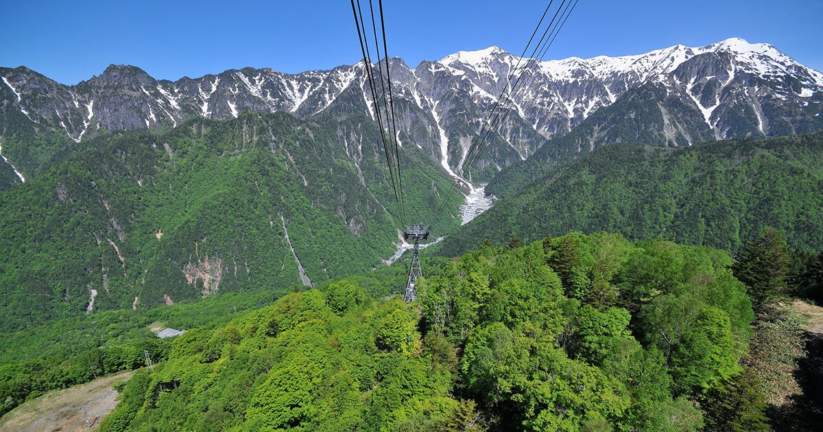 岐阜県 2021年版】 春の絶景・風物詩5選 標高2,156mから望む雄大