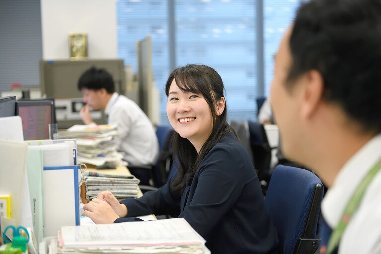 経営企画部の野田さん(2016年入社）。