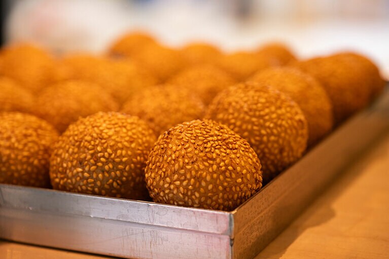 「煎堆（チントイ）」130円。