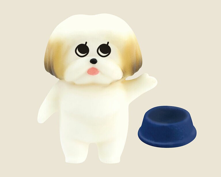 本秀康のイラストを立体化した4種。