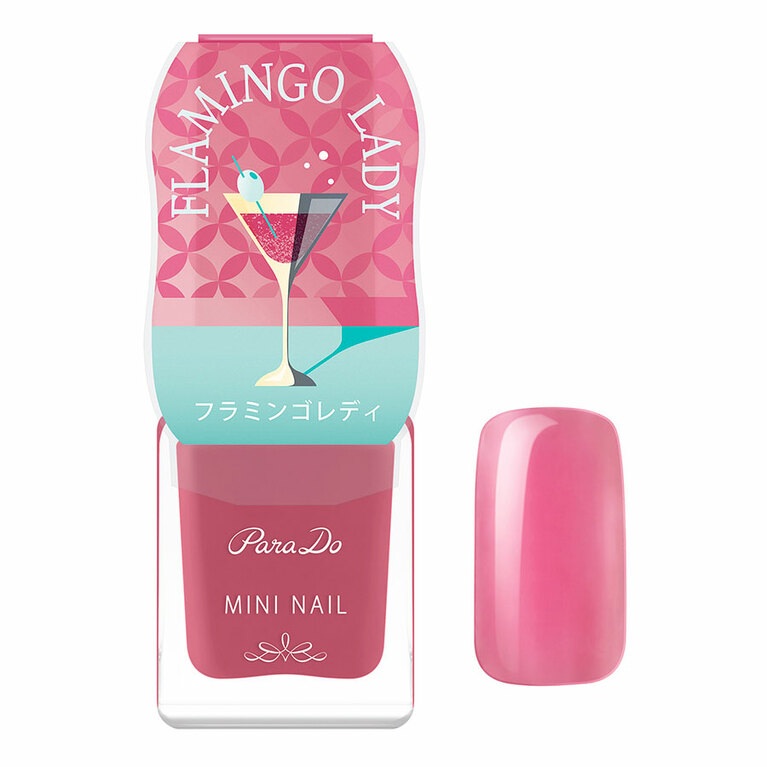 PK17 フラミンゴレディ。ピンクにレッドがミックスされたような、甘くてみずみずしい色。
