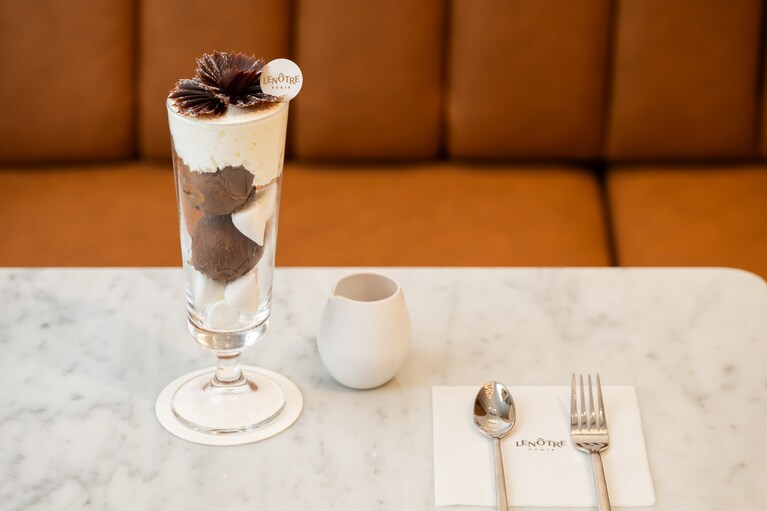 「パルフェ・フイユ・ドトンヌ」1,980円。通年提供。