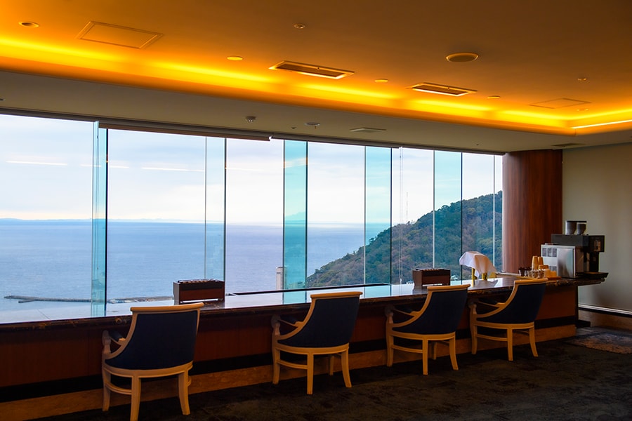 同フロア(9階)には24時間利用できるワークスペース「海を見渡す絶景オフィス」も。