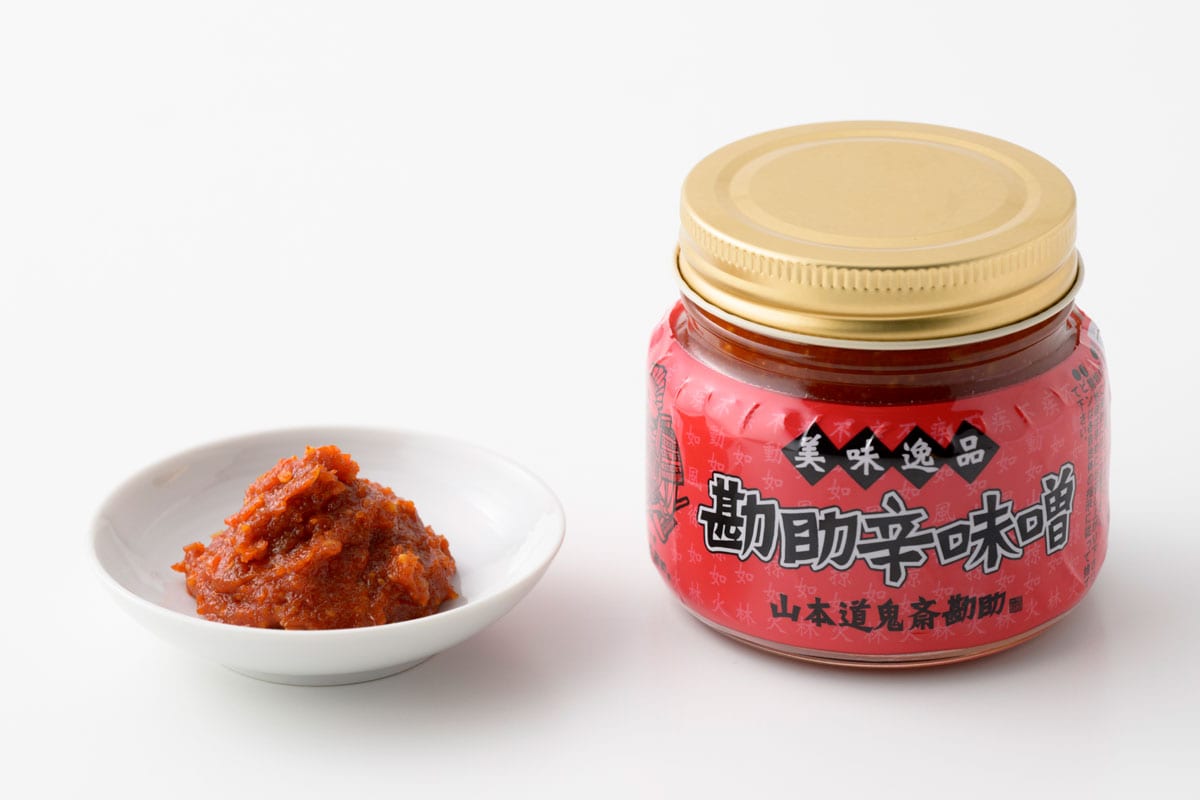 勘助辛味噌 600円（150g）。