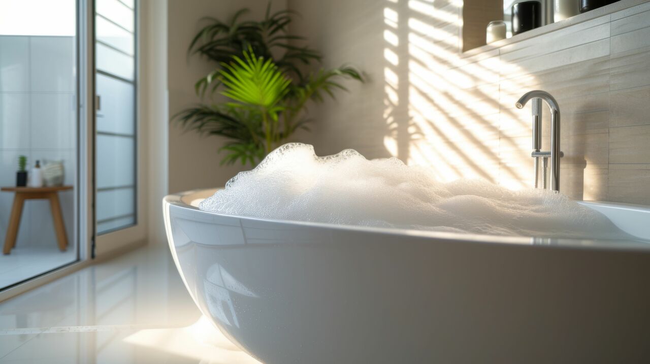 バスタイムイメージ。提供：アフロ