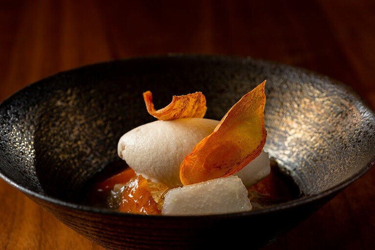 酒の宿 玉城屋［新潟／松之山温泉］料理一例。