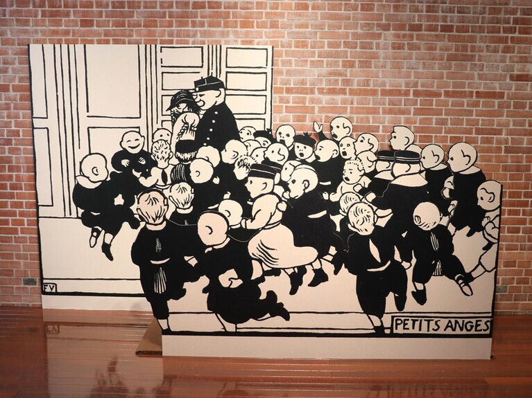 フェリックス・ヴァロットン作品と一緒に撮影できるフォトスポットも。