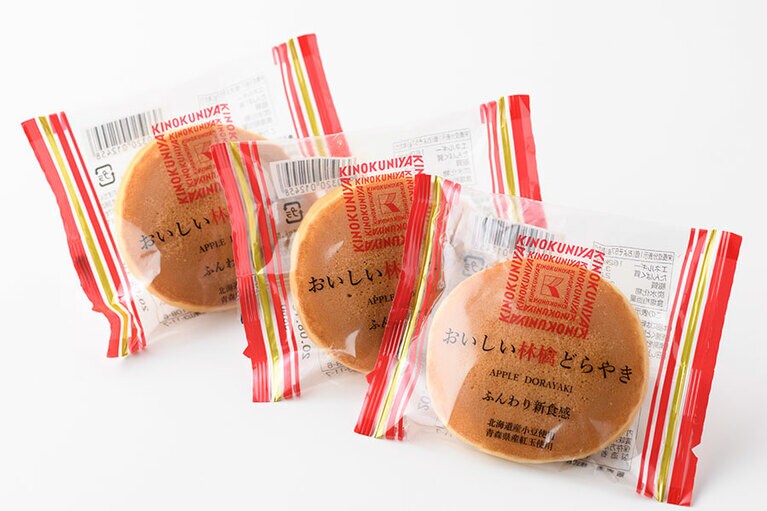 おいしい林檎どらやき 各180円／紀ノ国屋