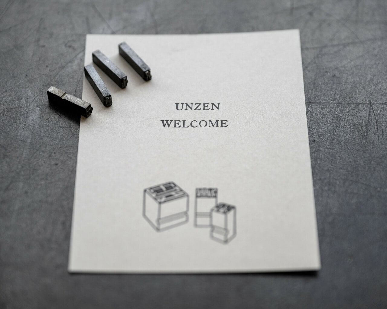 「界 雲仙」のご当地楽は「活版印刷体験」。ヨーロッパから印刷技術が伝わった長崎ならではの体験です。