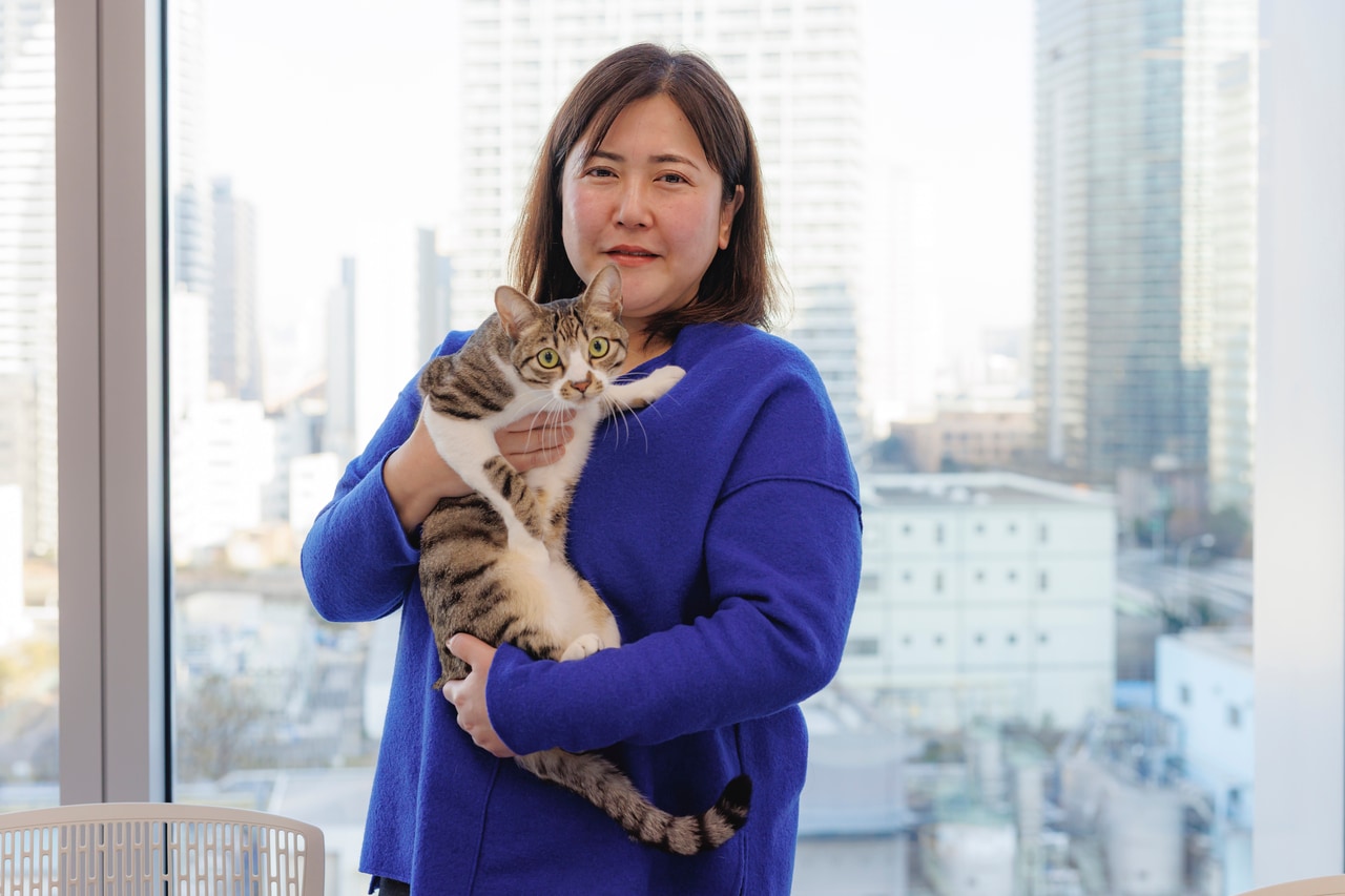 大坂さんとドロンパくん。