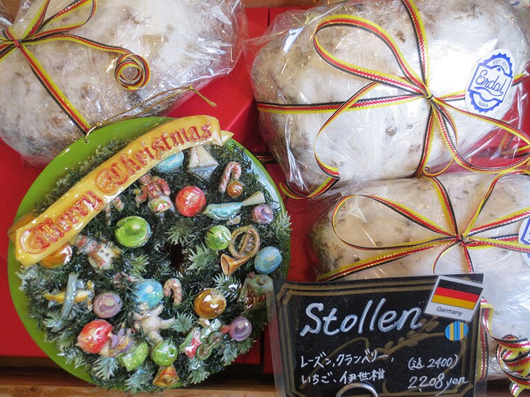 「シュトレン」のコーナー。