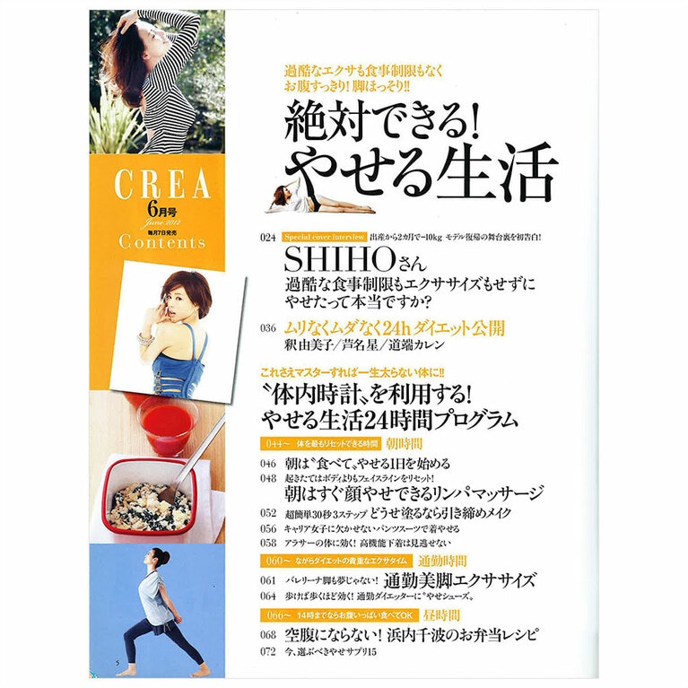 2012年6月号目次。