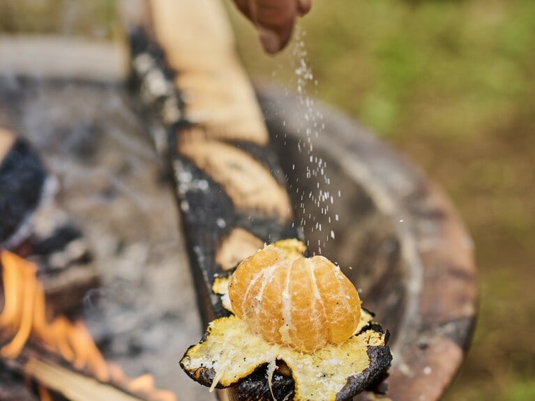 みかんの味変には、塩を。