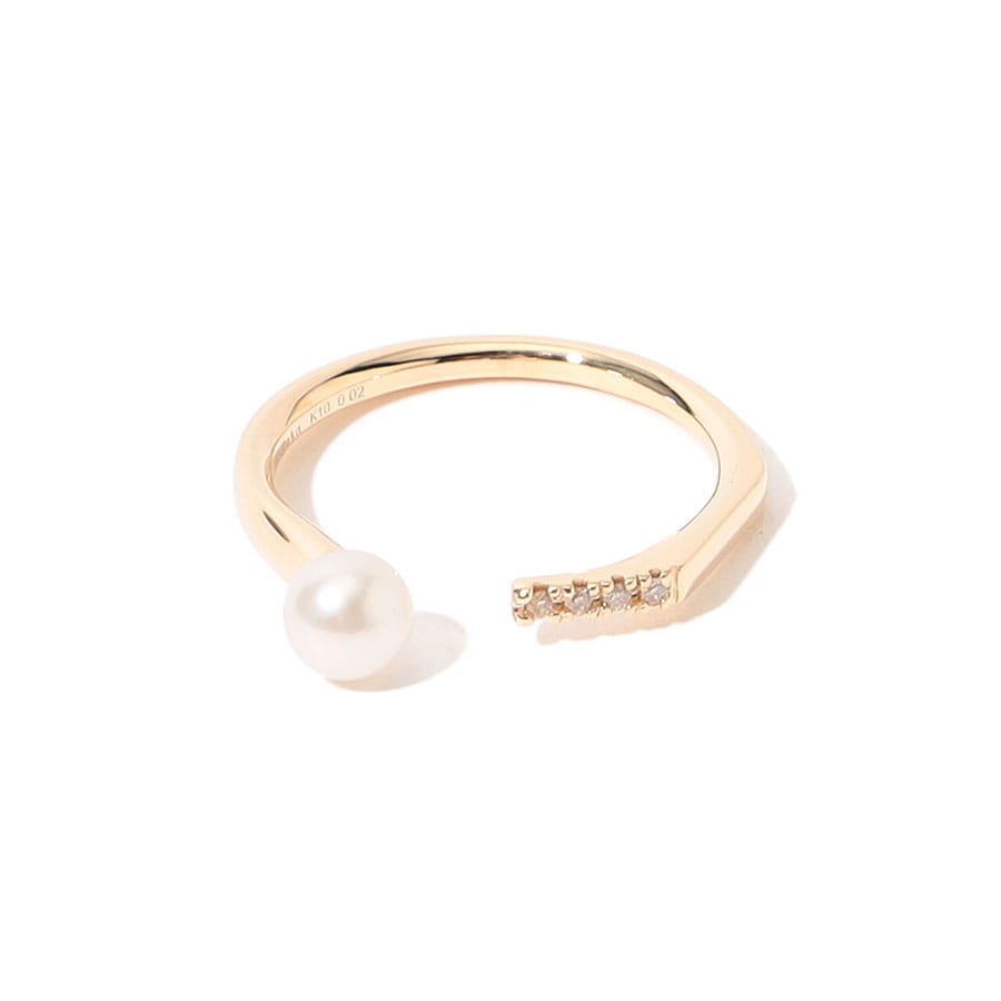 Pearl＆Dia Ring（トゥモローランド別注） 68,200円／hirotaka