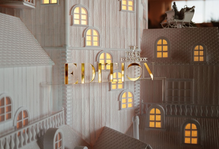 東京エディション虎ノ門のツリー。