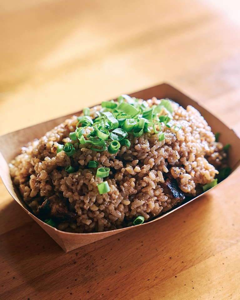 スモークド フライド ライス $7.64。