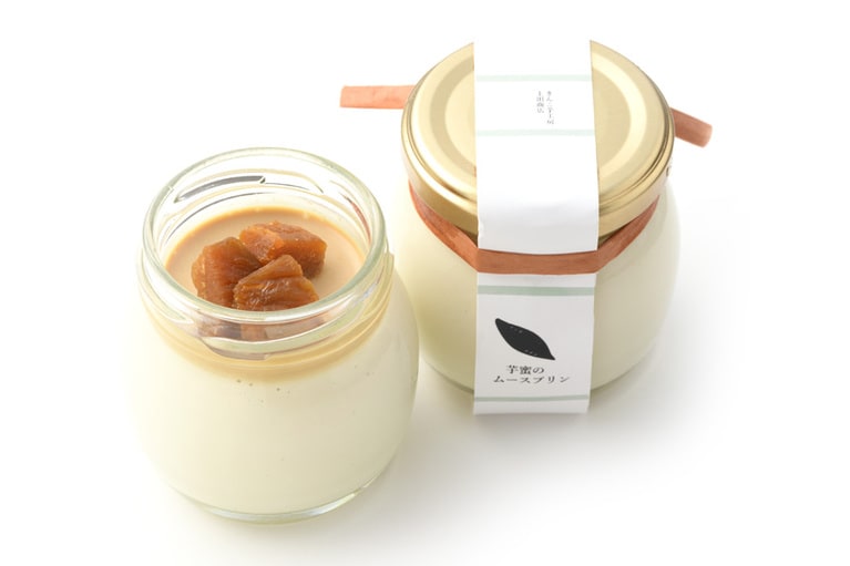 芋蜜のムースプリン〈8個入り〉3,037円／きんこ芋工房 上田商店