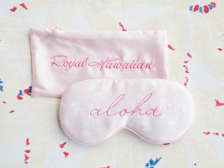 【The Royal Hawaiian, A Luxury Collection Resort, Waikiki】シルクアイマスク 46ドル／TRH Inspired