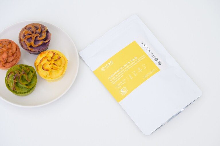 爽やかなレモングラスが、食べ応えのあるスイーツと好相性。