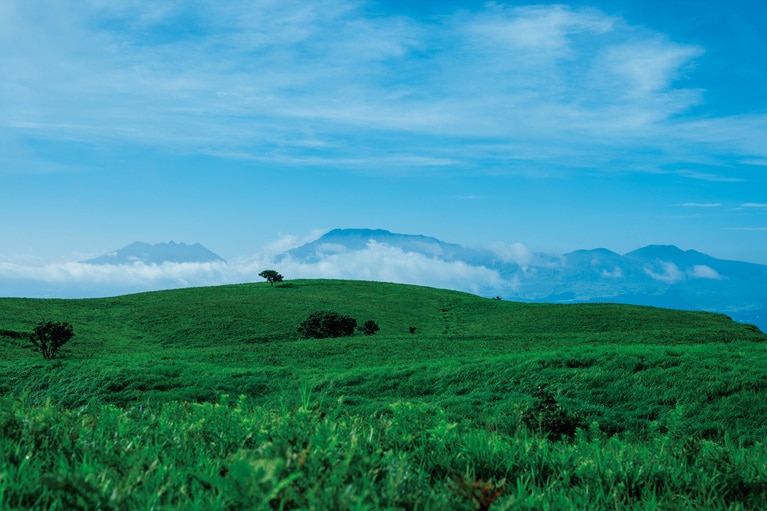 阿蘇一の有名絶景スポット、大観峰。