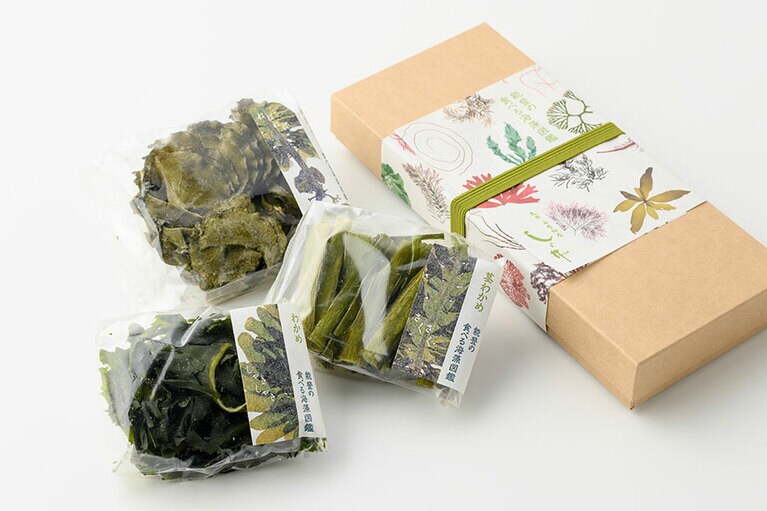 能登の食べる海藻図鑑 3個入り 1,620円／昆布・海産物處しら井