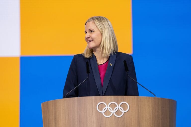 2025年3月20日のIOC総会で第10代会長に選出された。©2025／International Olympic Committee（IOC）／MARTIN, Greg