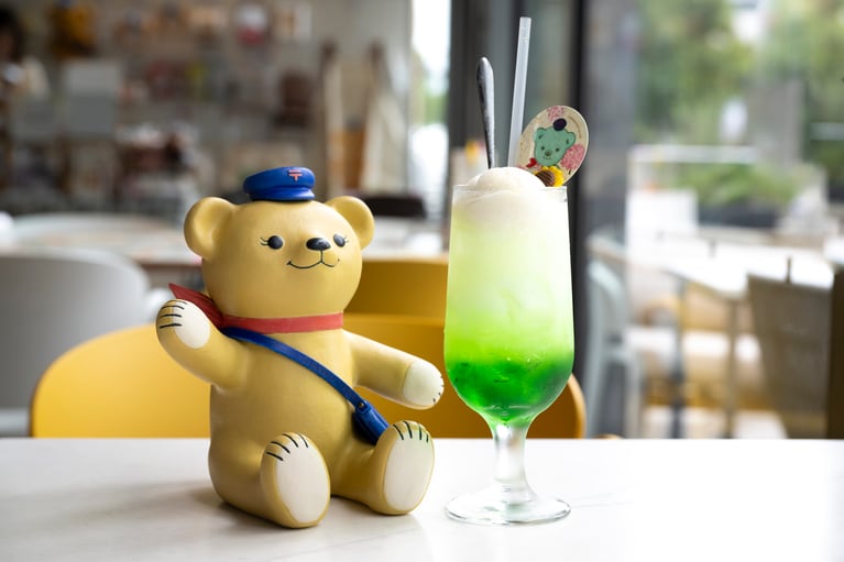 ぽすらいむのアイデアメニュー「ひまわりクリームソーダ」