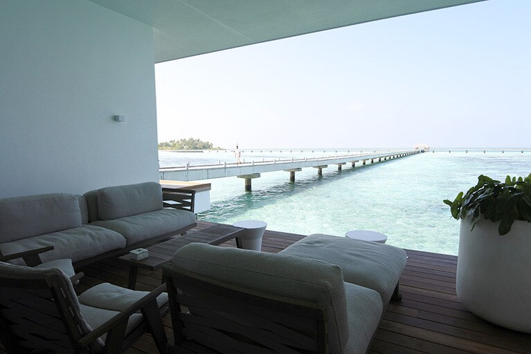 サンセット側にもなごめるスペースが。