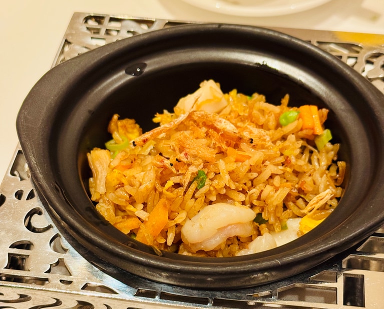 名物のXO醤を使った、絶品チャーハン。