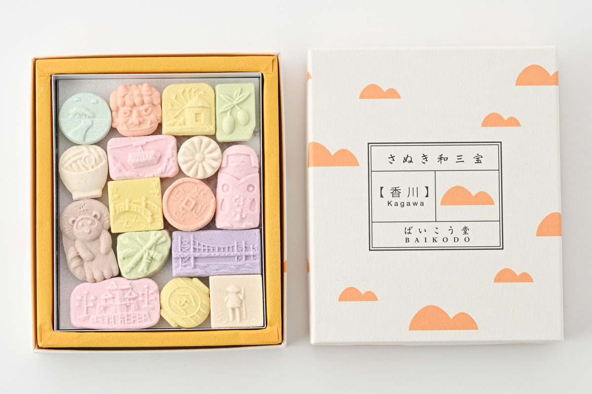 和三宝めぐり（香川） 16個入り 680円／ばいこう堂　本店