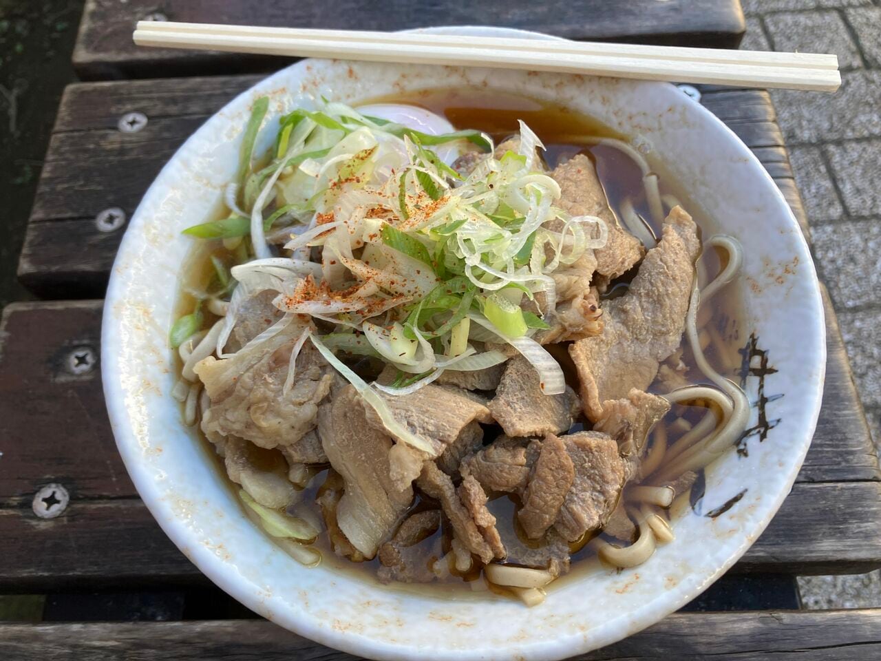 椎名町「南天」の「肉そば」