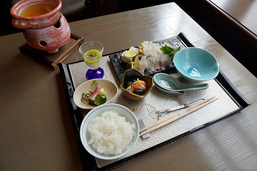 「京の朝鍋」。編集部撮影。