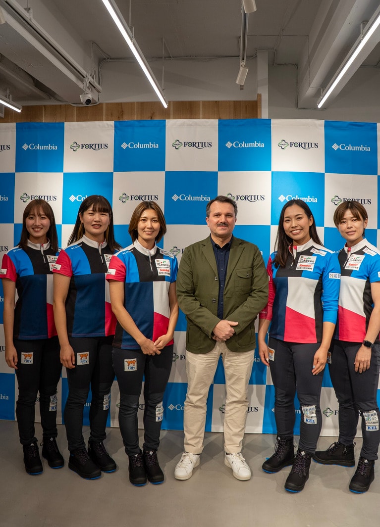 東京・原宿の旗艦店COLUMBIA TOKYO FLAGSHIPで開かれたイベントの様子。