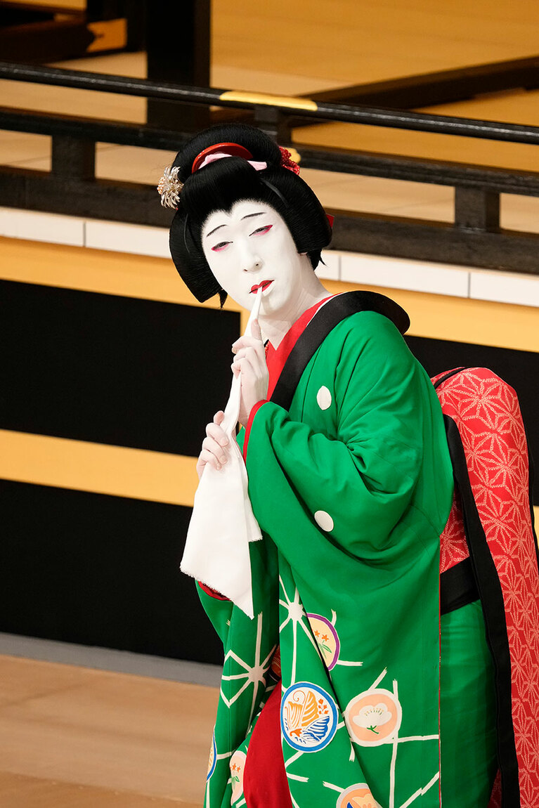 令和6年6月歌舞伎座『妹背山婦女庭訓』杉酒屋娘お三輪=中村時蔵（©松竹）