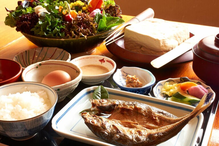 奥壱岐の千年湯 平山旅館［長崎／湯本温泉］朝食。