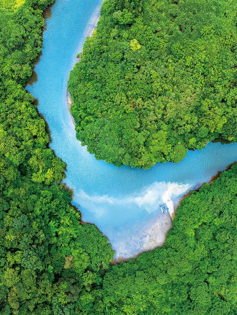 カヤックで仲良川を下る。