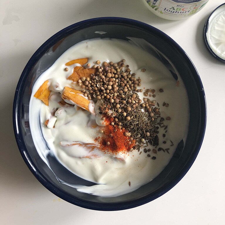 スパイシー・マンゴー・ヨーグルトのレシピ