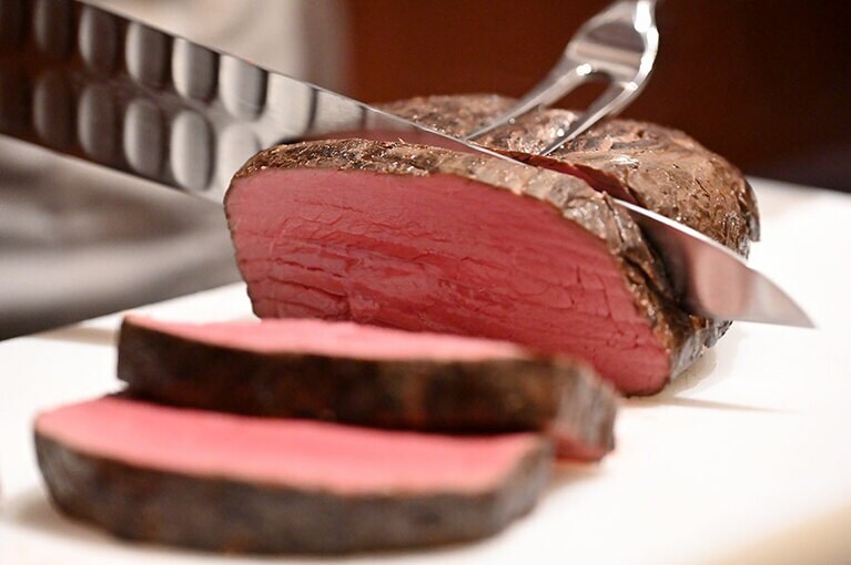 ピンク色のジューシーな断面！