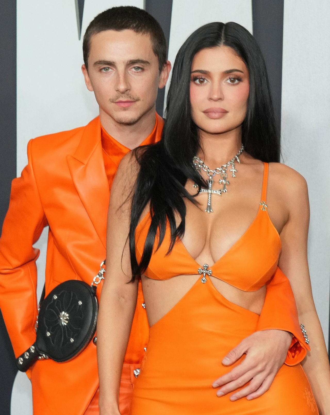 シャラメと恋人のカイリー・ジェンナー ©Aflo