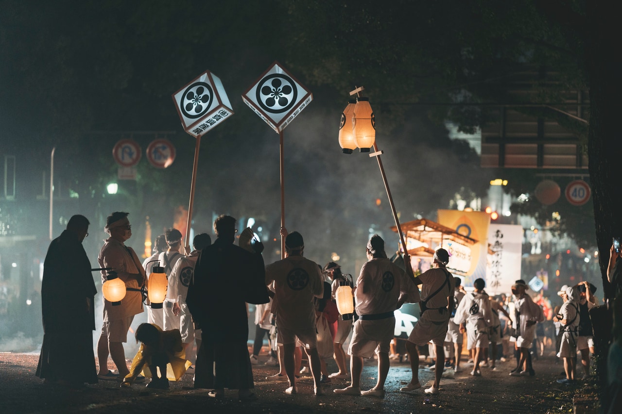 長崎の精霊流し。（C）NAGASAKI CITY