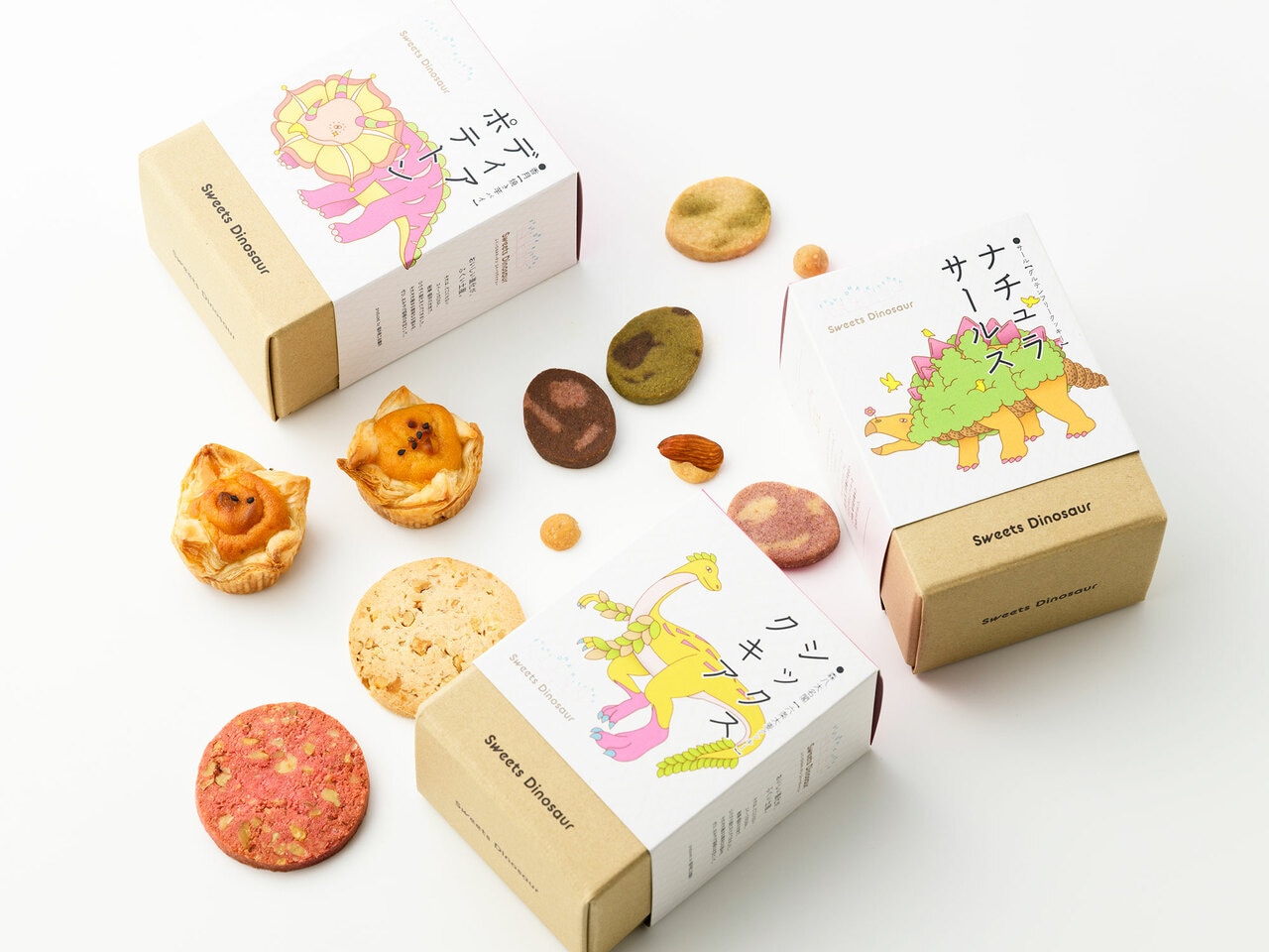 スイーツダイナソー 各4個入り～ 1,404円～／福井商工会議所